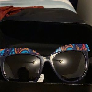 ETRO Turquoise Paisley Sunglasses